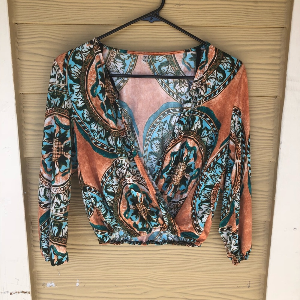 Boho Wrap Crop Top